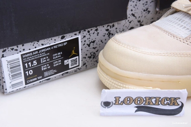 Reps LUCY CV9388-100 x Off-White Sail Jordan 4 Air 0815